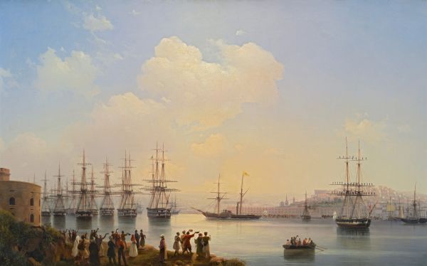 Айвазовский И.К. Русская эскадра на Севастопольском рейде. 1846