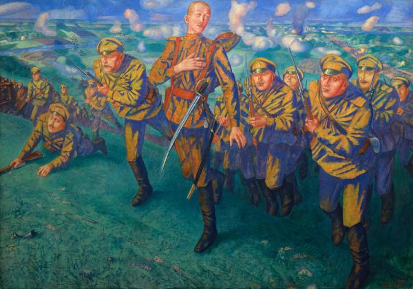 Петров-Водкин К.С. На линии огня. 1916