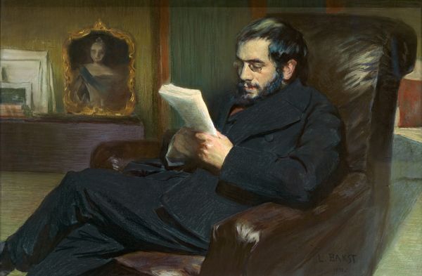 Бакст Л.С. Портрет А.Н. Бенуа. 1898 