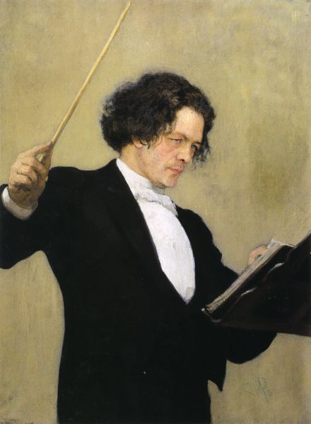 Репин И.Е. Портрет А.Г. Рубинштейна. 1887