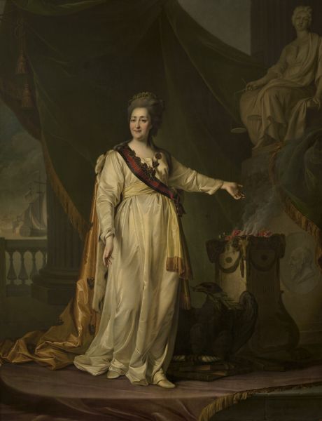 Левицкий Д.Г. Екатерина II – законодательница в храме богини Правосудия. 1783
