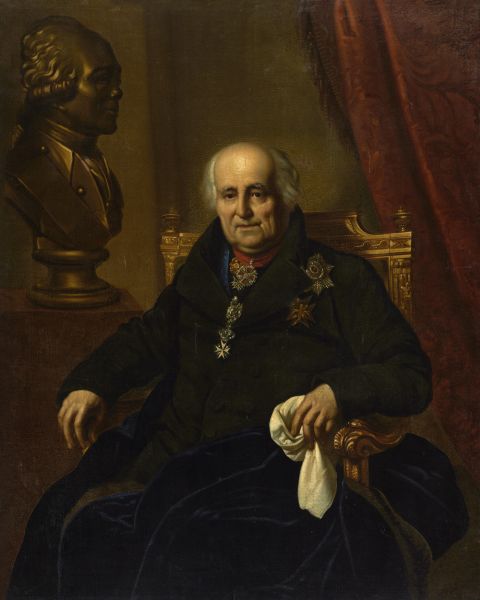 Кипренский О.А. Портрет графа Г. Г. Кушелева. 1827