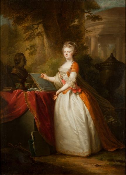 Лампи Старший И.Б. Портрет великой княгини Марии Федоровны. Не позднее 1795