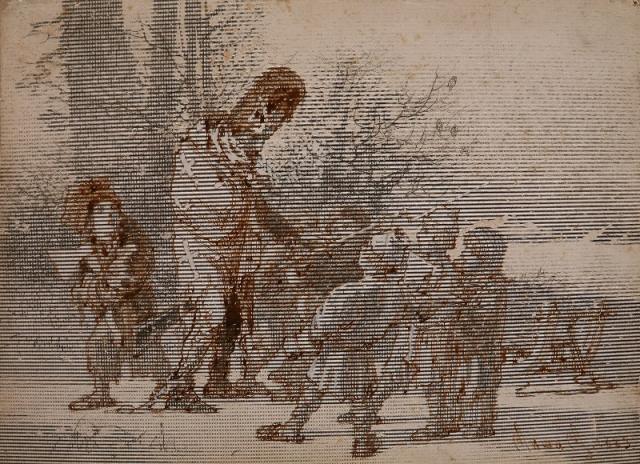 Пленники вели. Картины Микешина.