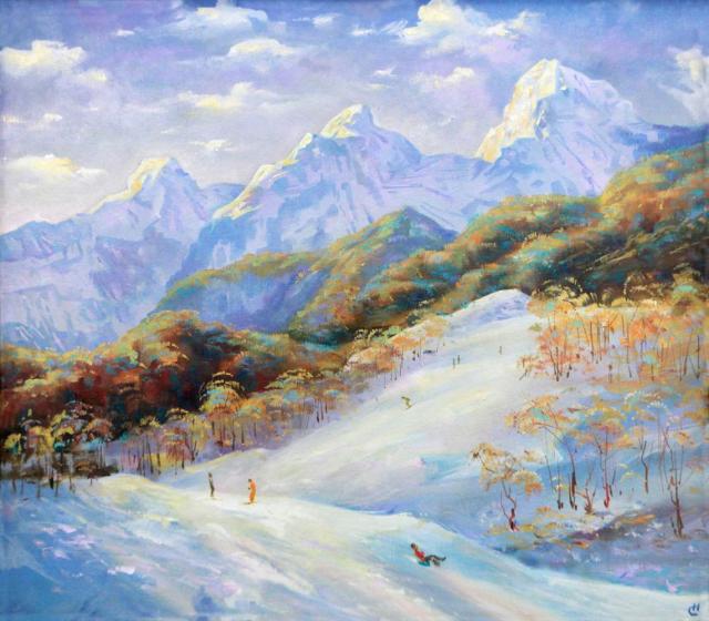 Красная поляна картины