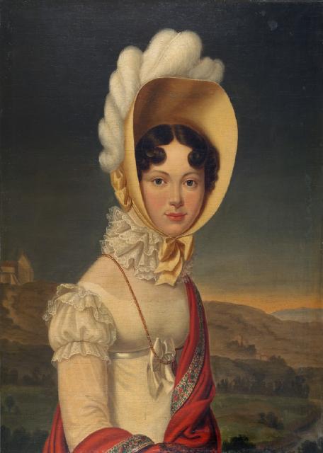 Анри-Франсуа Ризонер (1767-1828). Портрет великой княгини Екатерины Павловны. 1813