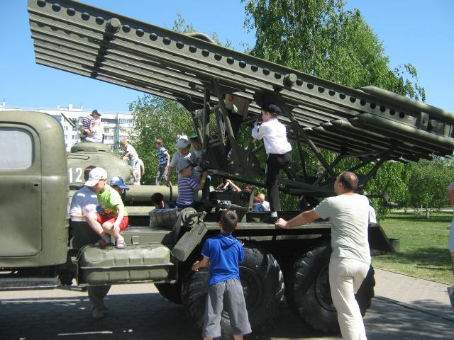 Гвардейский реактивный миномет "Катюша". 9 мая 2013 года, г.Белгород 