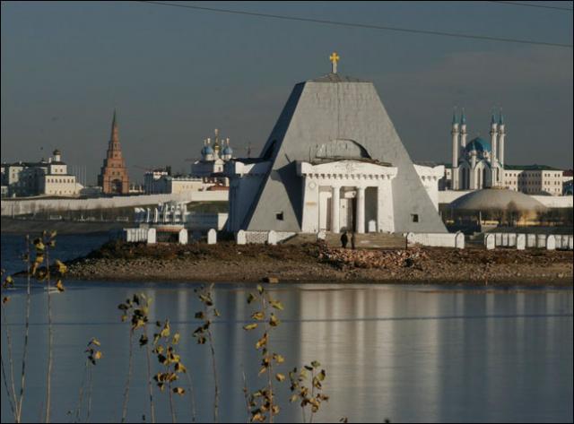 Храм-памятник воинам, павшим при взятии Казани в 1552 г. Современный вид