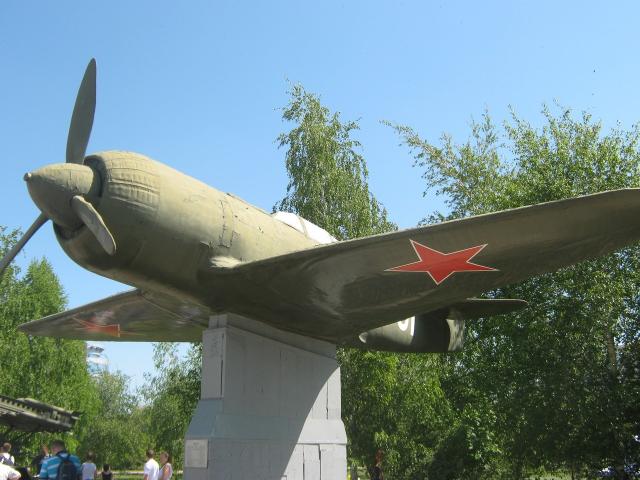 Самолет ЛА-7. 9 мая 2013 года, г.Белгород 
