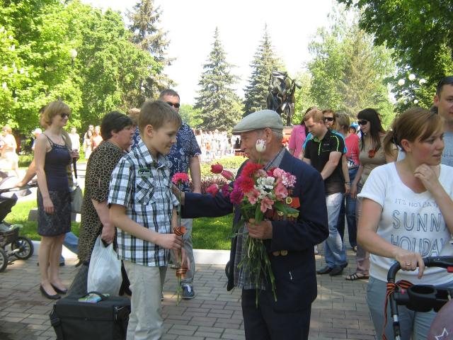 Наши ветераны. 9 мая 2013 года, г.Белгород