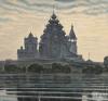 Поморцев Б.Н.  Пробуждение. 1977. плита твердая, масло