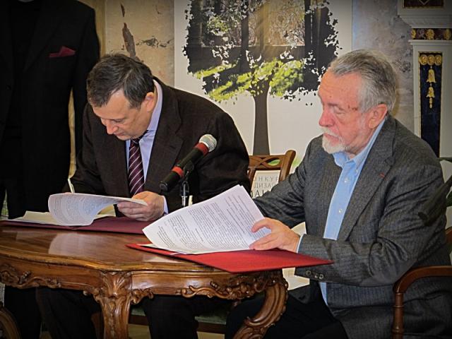 Подписание Соглашения между Русским музеем и Правительством Ленинградской области