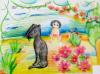 выставка иллюстраций к "Книге джунглей" Киплинга Р.