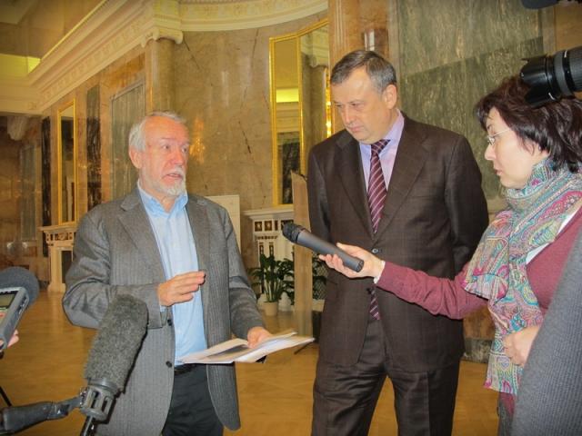 Подписание Соглашения между Русским музеем и Правительством Ленинградской области