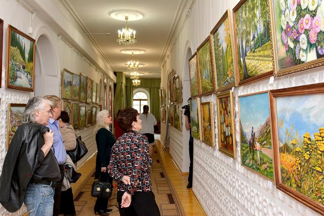 К 70-летию ВОВ выставка художника-ветерана Семина Л.П "Весна Победы"