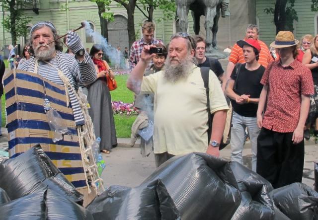 Открытие выставки "Михаил Шемякин. Тротуары Парижа" в Мраморном дворце