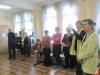 Выставка Александра Киселёва "Музы весны" в школе № 601