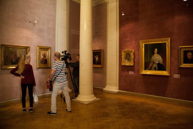 Открытие выставки Карла Брюллова из частных собраний Москвы и Петербурга в Михайловском дворце