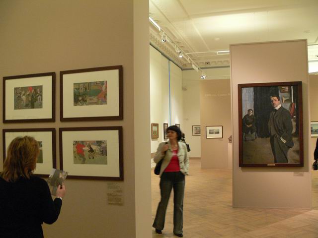 Экспозиция выставки "Дягилев. Начало" в Русском музее