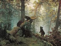 И.И. Шишкин «Утро в сосновом лесу»