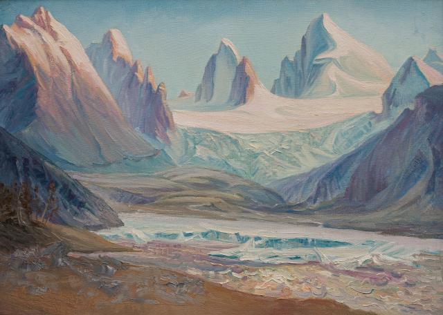 Ледник Софийский, х.м., 50х70, 2004 г.