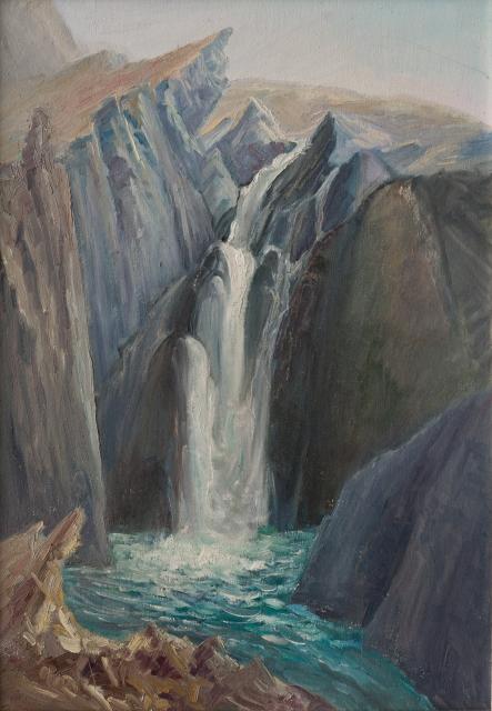 Водопад, х.м., 67х47, 1999 г.