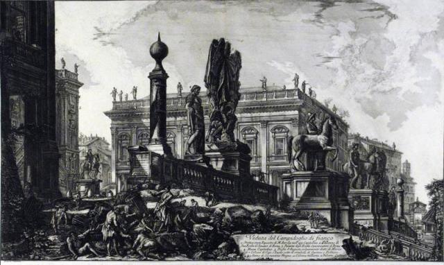 Джованни Батиста Пиранези. Вид Капитолия. 1757