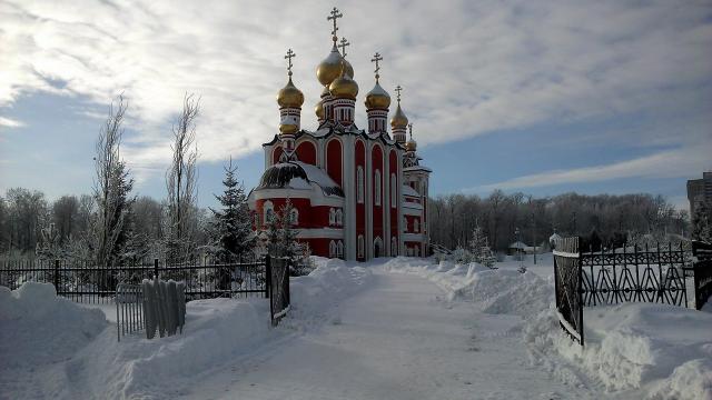 Храм зимой. 2016