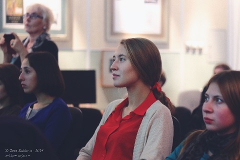 Слушатели на лекции Эми Баллард в УрФУ, г.Екатеринбург