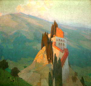 Эберлинг А.Р. В горах Тосканы. 1912 г. ГХМАК