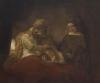 Сверчков В.Д. Копия с работы Рембрандта  "Иаков благословляет сыновей Иосифа". 1848
