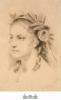 Репин И.Е. Голова девушки. 1859. ТОКГ