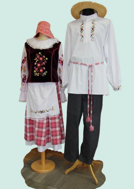 Белорусский народный костюм женский и мужской